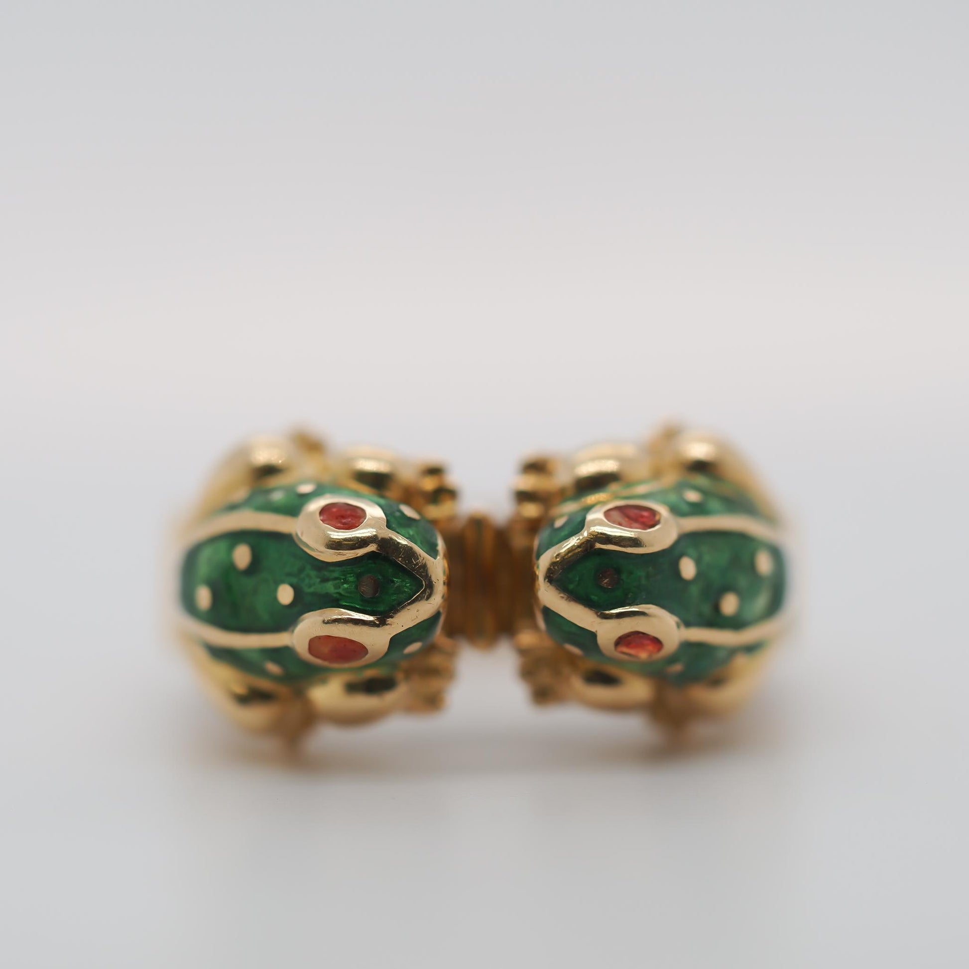 Vintage David Webb Double Frog Ring in 18K Yellow Gold