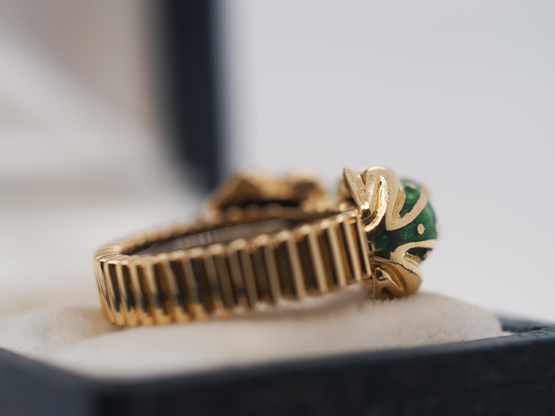 Vintage David Webb Double Frog Ring in 18K Yellow Gold