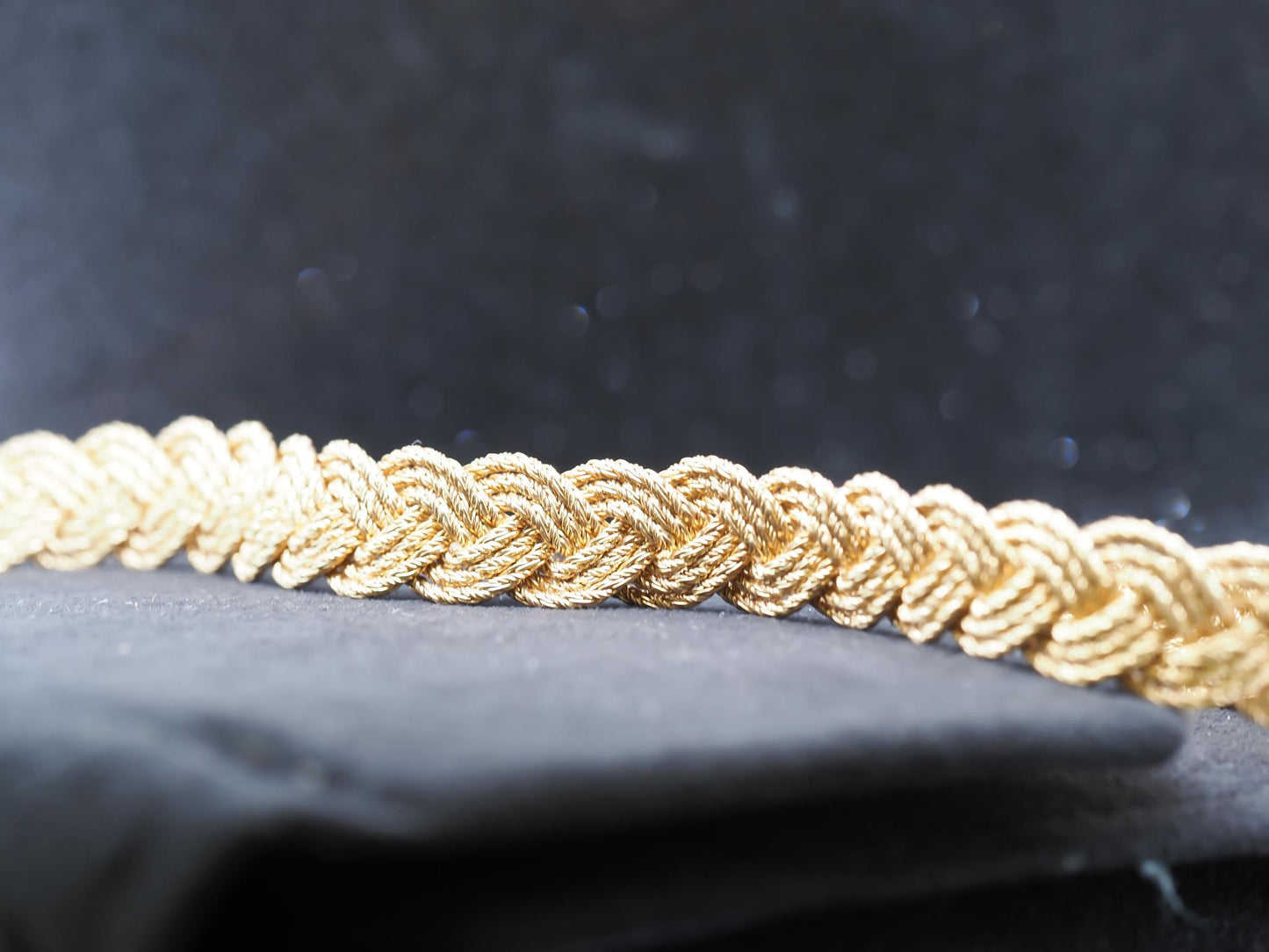 Vintage 18K Yellow Gold Tiffany & Co. Weave Necklace