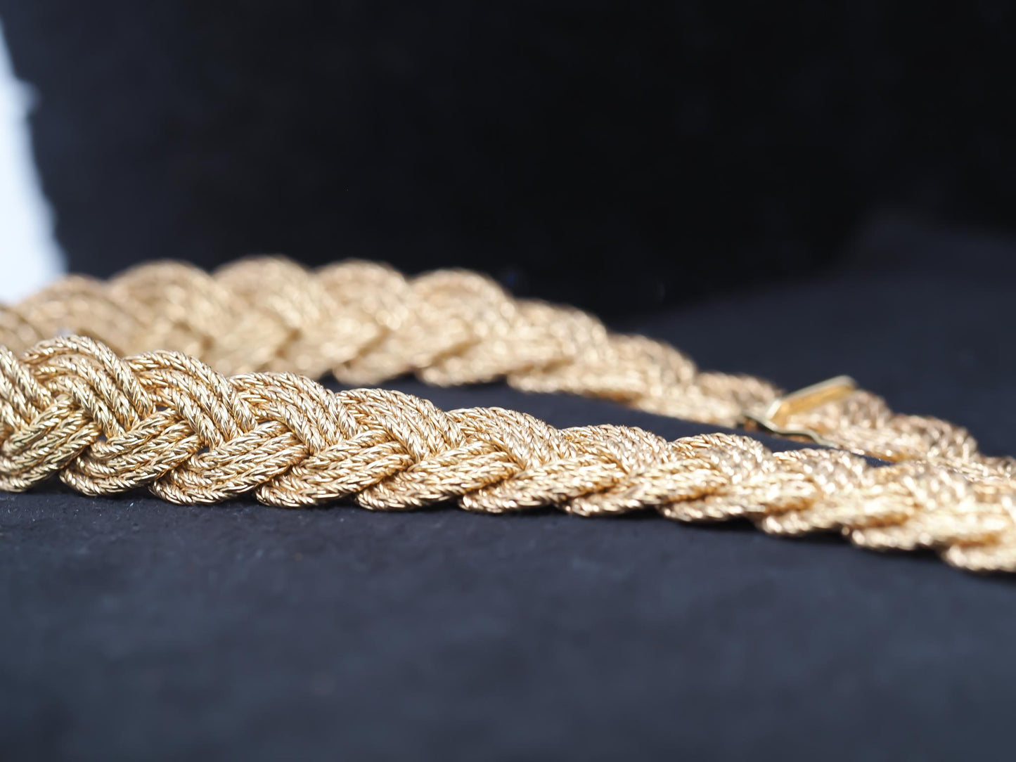 Vintage 18K Yellow Gold Tiffany & Co. Weave Necklace