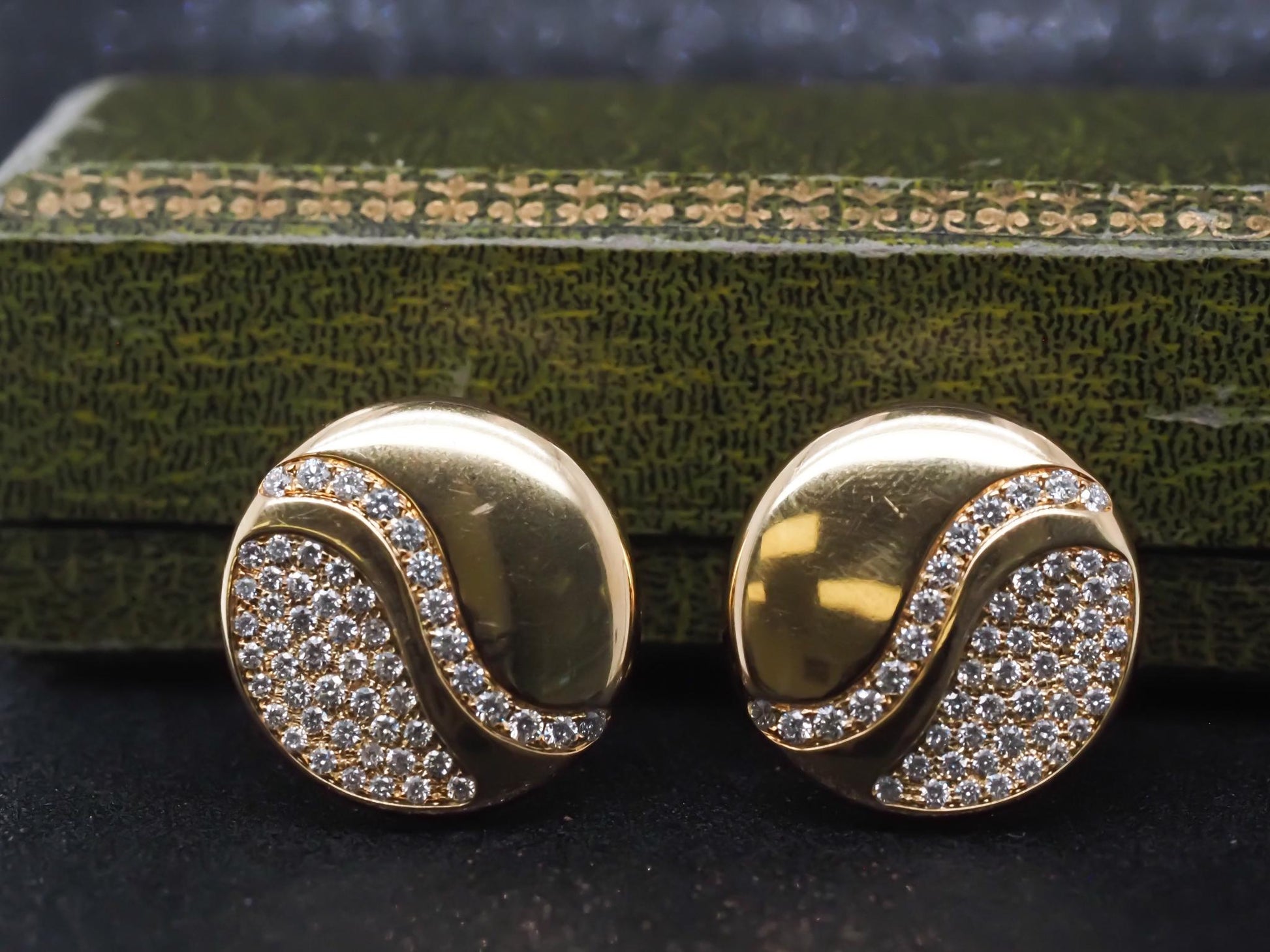 18K Yellow Gold Alberto Milani Via Brera Diamond Earrings