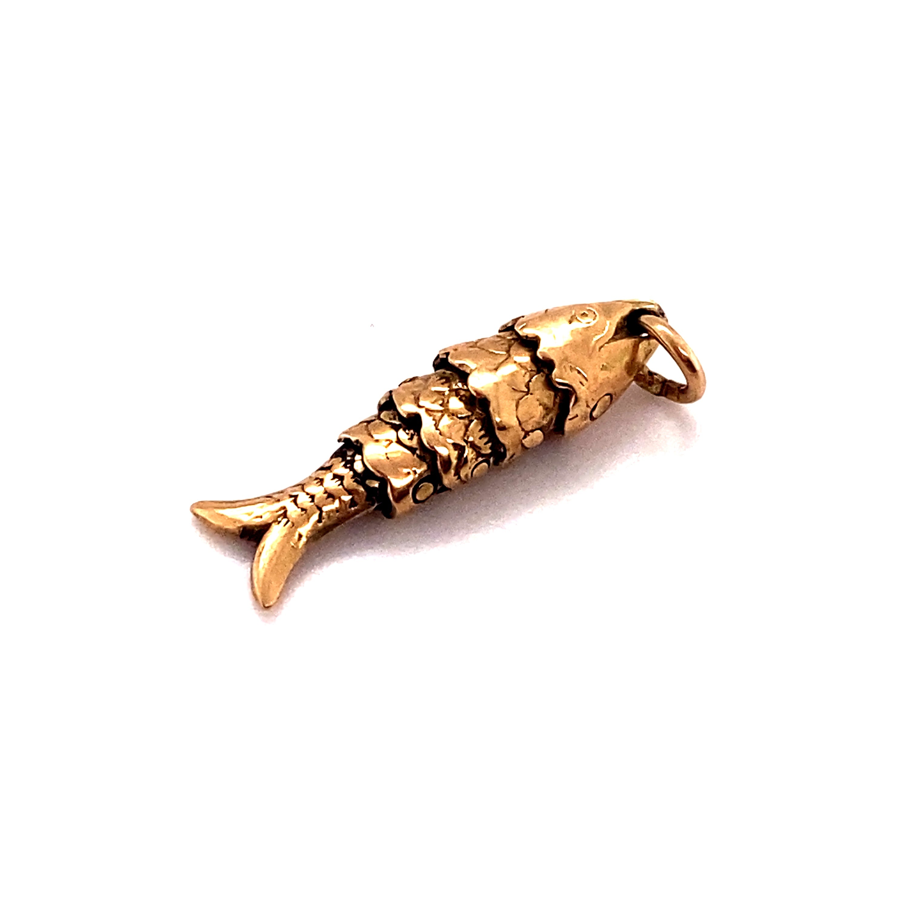 Vintage Articulated Fish Charm