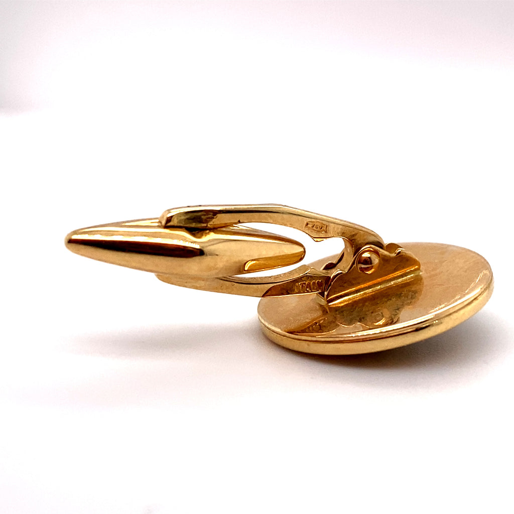 Versace Medusa Greca Cufflinks - Gold