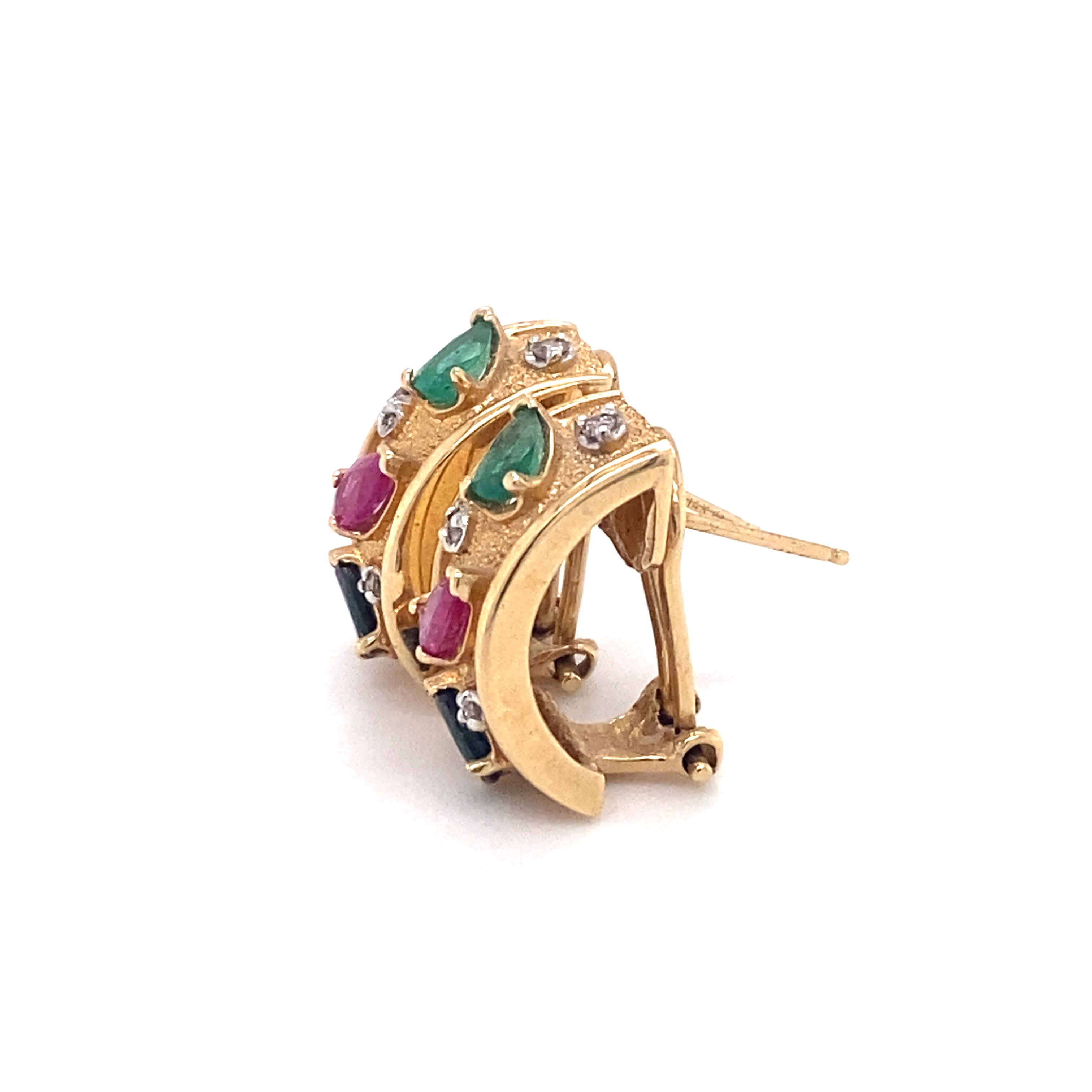 Mid-Century Diamond, Ruby & Emerald Tutti Fruity Ring – Butter Lane  Antiques