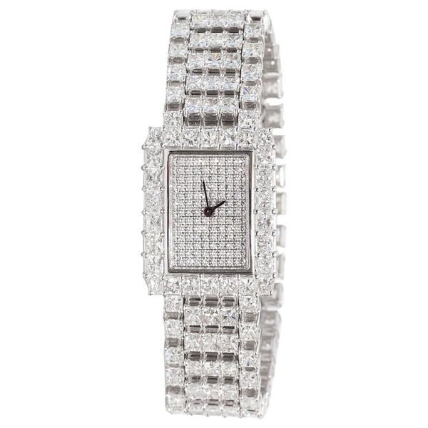 1950s Universal 14K White Gold & Diamond Watch - The Verma Group