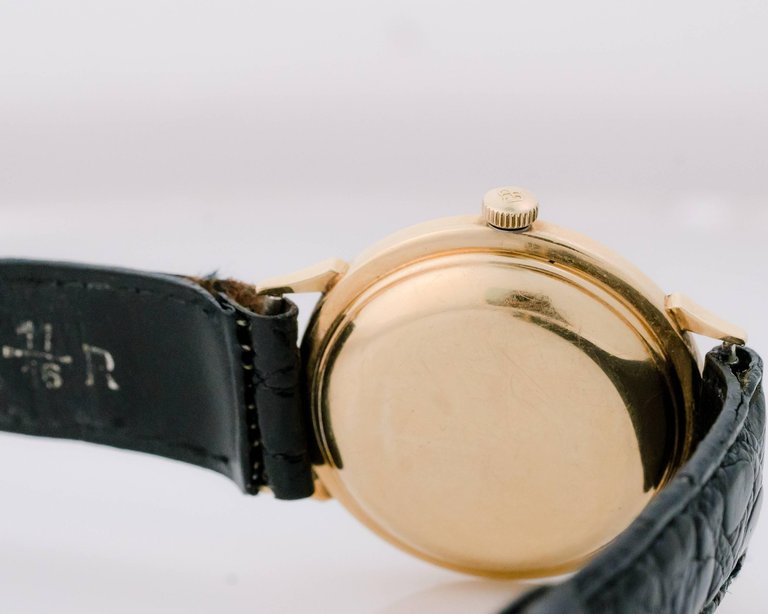 1950s Girard Perregaux Gyromatic 14K Yellow Gold Watch The Verma