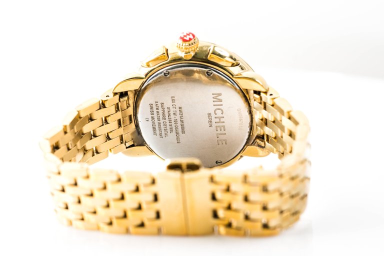 Michele serein gold watch sale