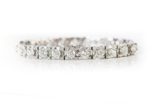 Impressive custom 10 Carat Tennis Bracelet