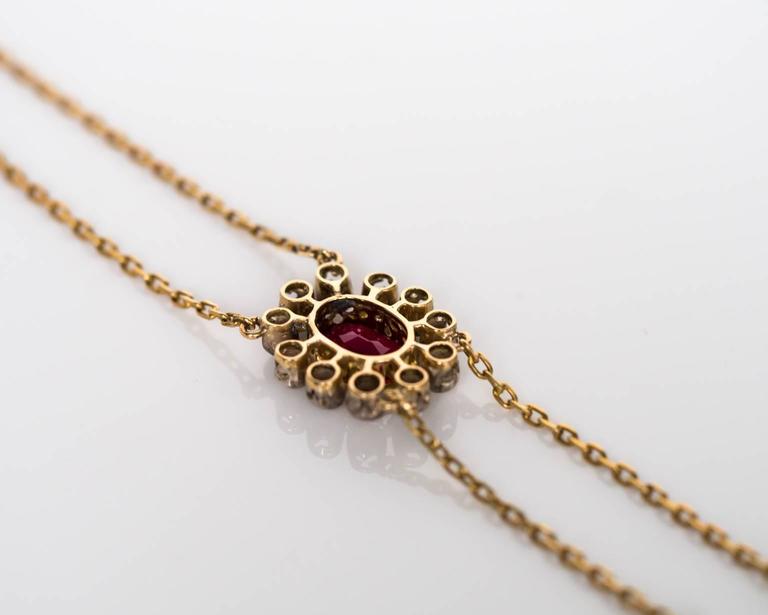 Gold Ruby Necklace on a Jewelry Stand. Luxury Jewelry. Stock Photo - Image  of jewel, glamour: 177565866