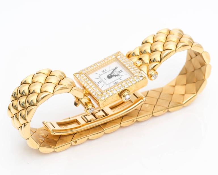 Van Cleef & Arpels 'Alhambra' Diamond Watch in 18K R #515314 – Beladora