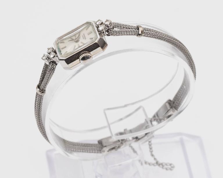 116234 Rolex Datejust Silver Diamond Dial Mens Automatic Watch.