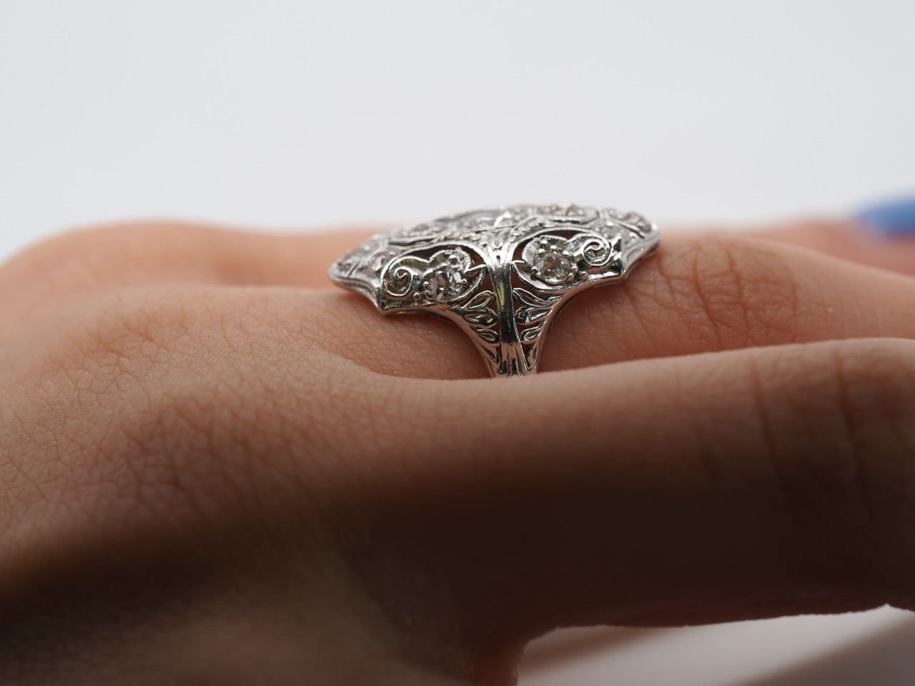 Vintage 1930s $3000 .33ct Natural Alexandrite Diamond Platinum Wedding Ring  | eBay