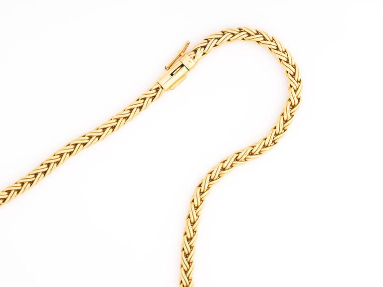 Tiffany & Co. 1960's 14 Karat Yellow Gold Paperclip Chain Vintage